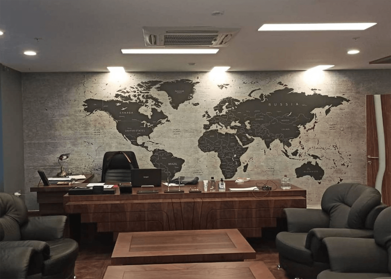 World map wallpaper